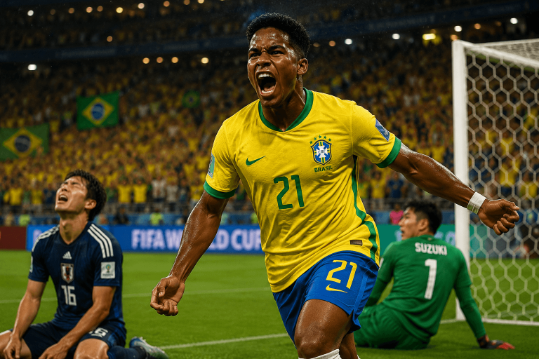Brazil Leave It Late to Break Japan Hearts in World Cup Thriller Brazil leave it late to break Japanese hearts.